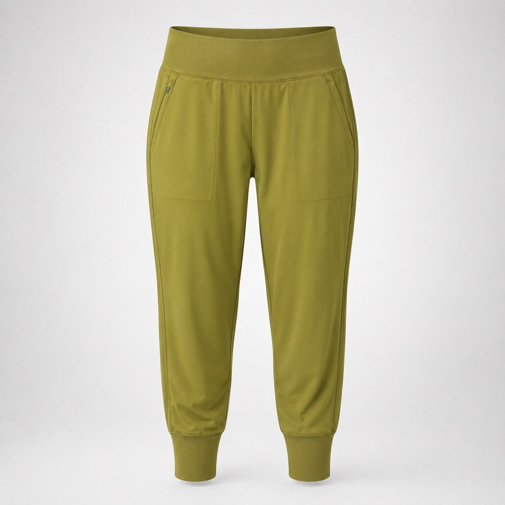 Athleta Venice Jogger Women 3X Olive Green High‎ Rise Stretch Pockets Athleisure